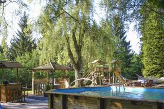 Luxe villa voor 18 personen in Nadrin, Ardennen: zwembad, sauna en speelkamer